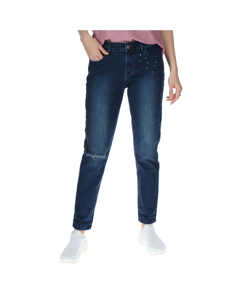 Jeans-Mujer-Studded-Slim