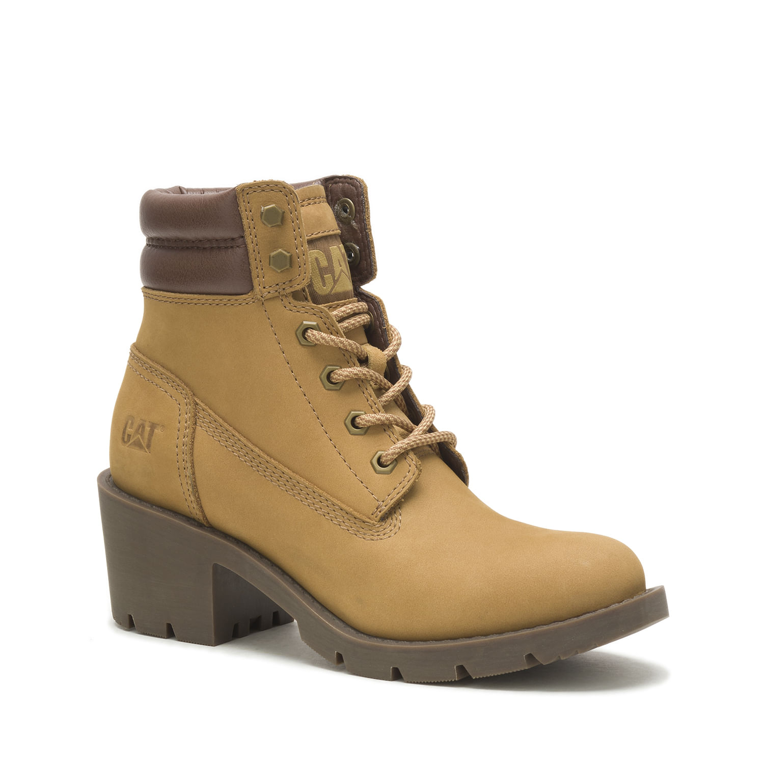 Caterpillar Botin Cuero Carlie Arena Cat Botín Mujer Botines Cat Dafiti  Bototos Mujer Caterpillar Cat Botin