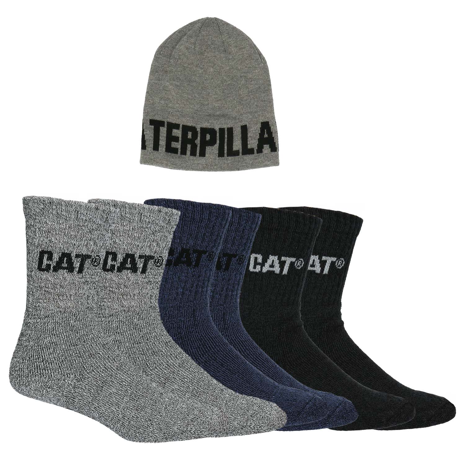 Packs Hombre Knit Cap Sock Bundle