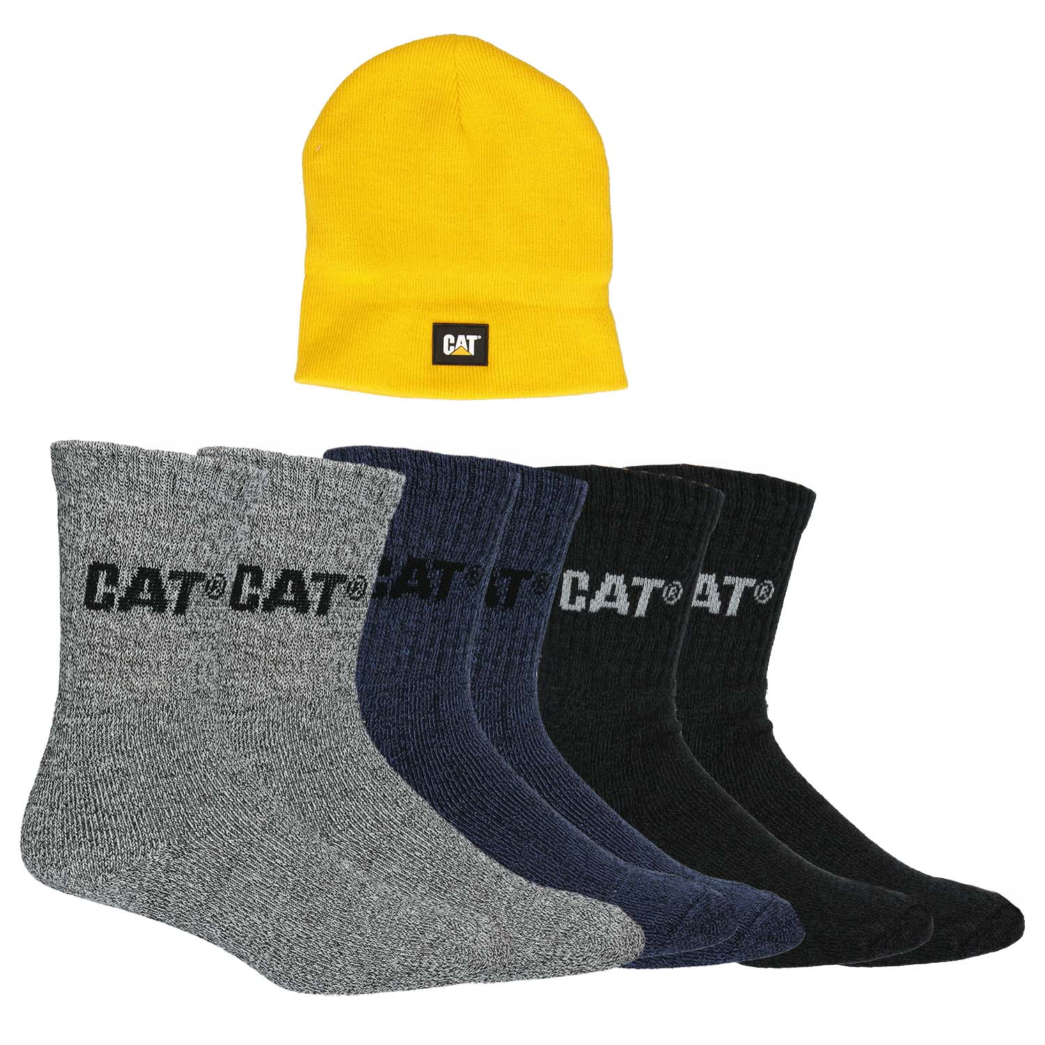 Packs Hombre Knit Cap Sock Bundle