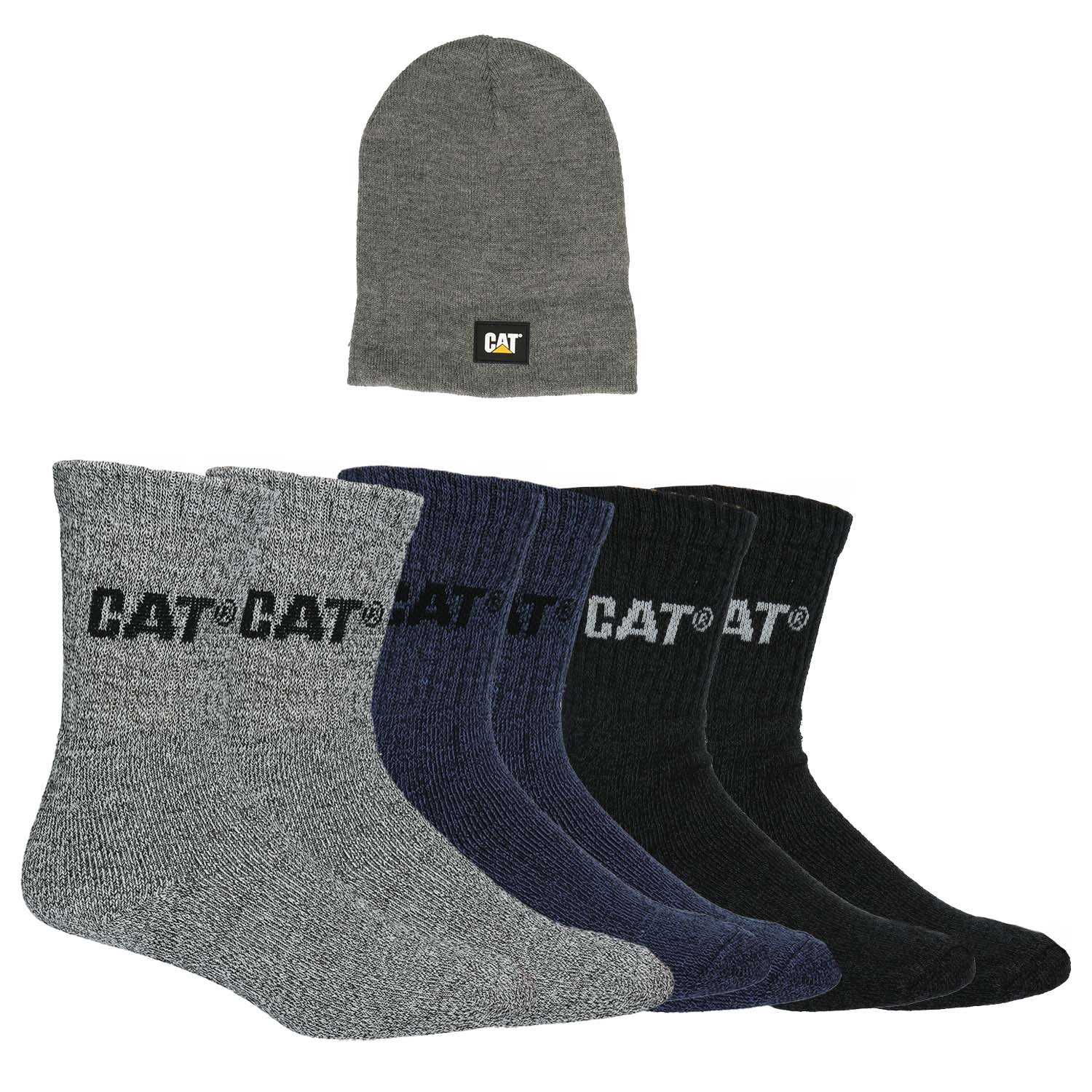 Packs Hombre Knit Cap Sock Bundle