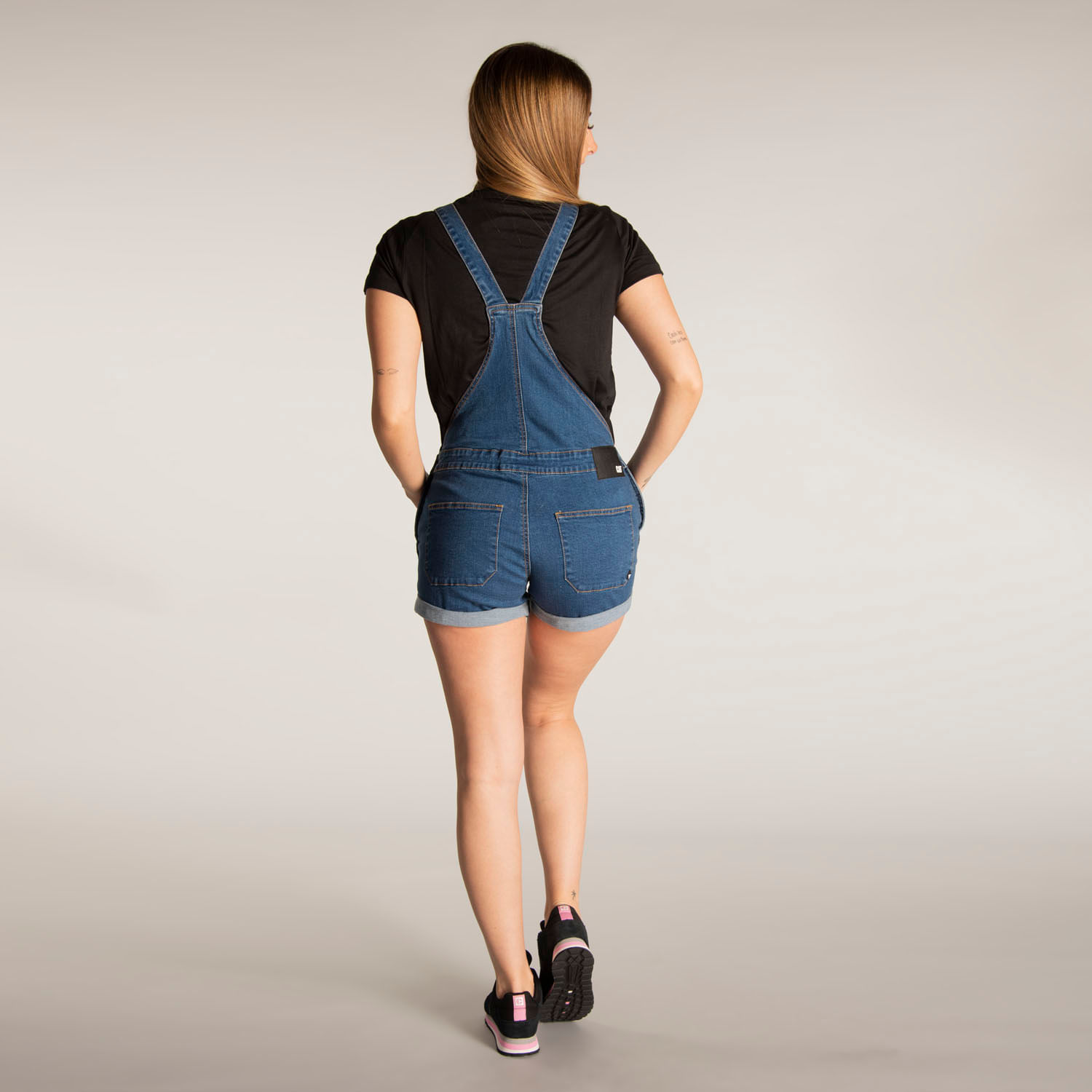 Jardinera Mujer Denim Shortall