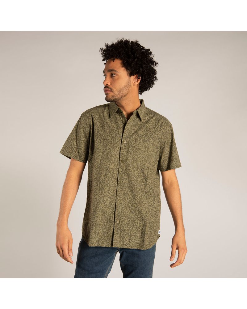 Camisa De Manga Larga A Cuadros Para Hombre, Camisa Informal Cepillada