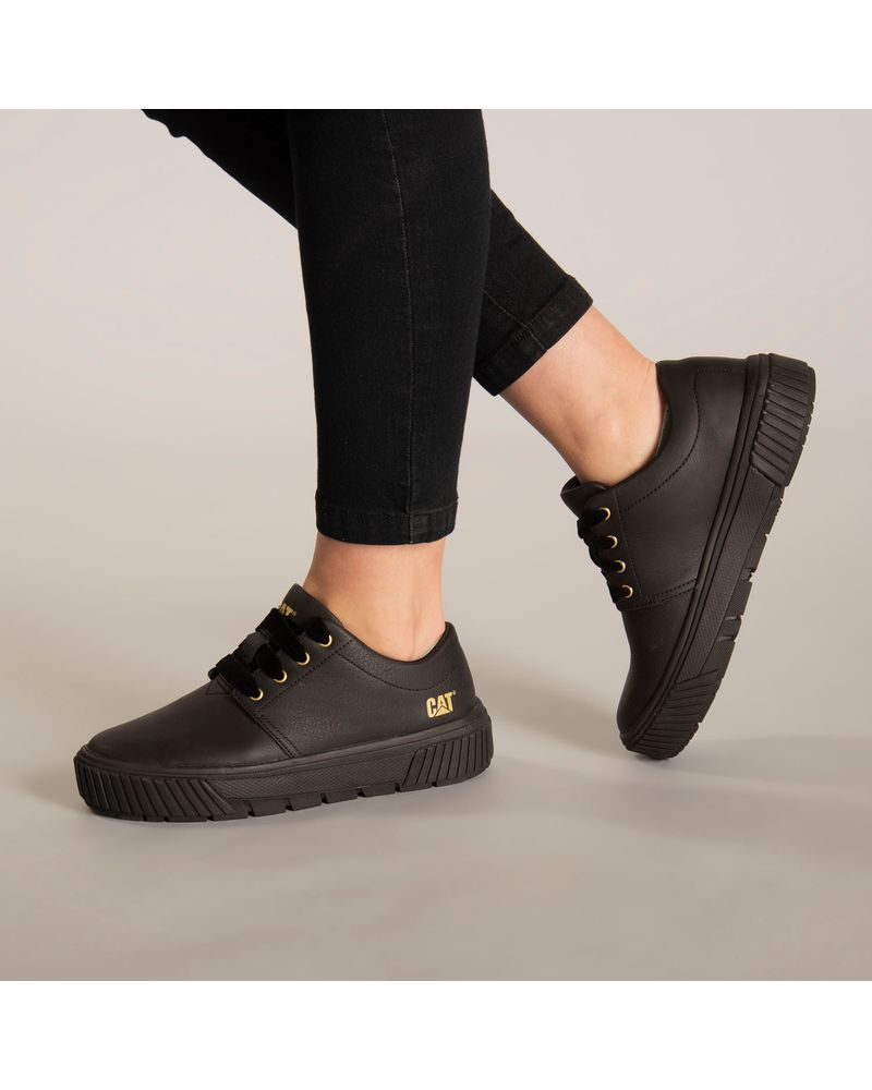 Zapatillas negras caterpillar mujer new arrivals