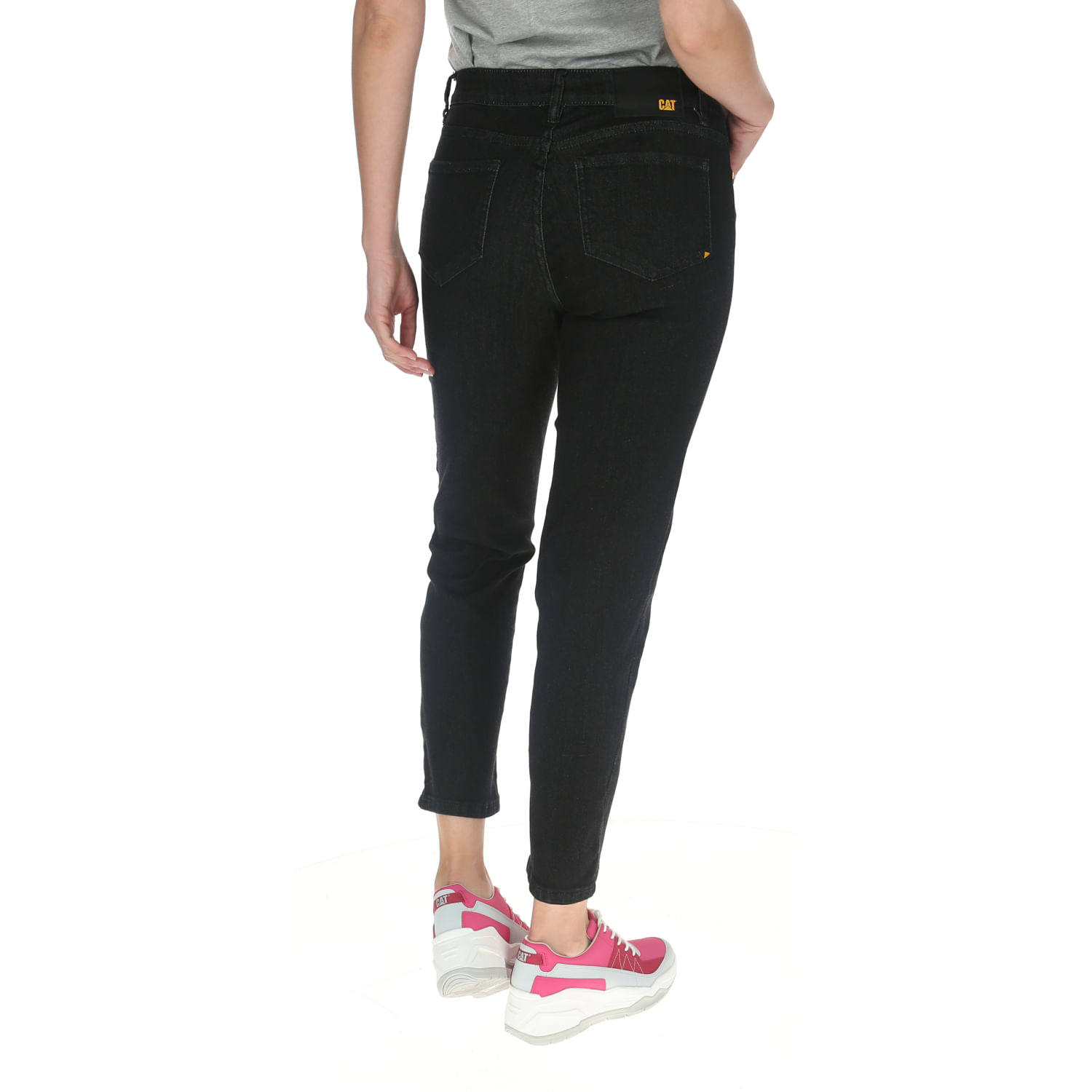 Jeans Mujer Symbol High Rise Straight con cierre