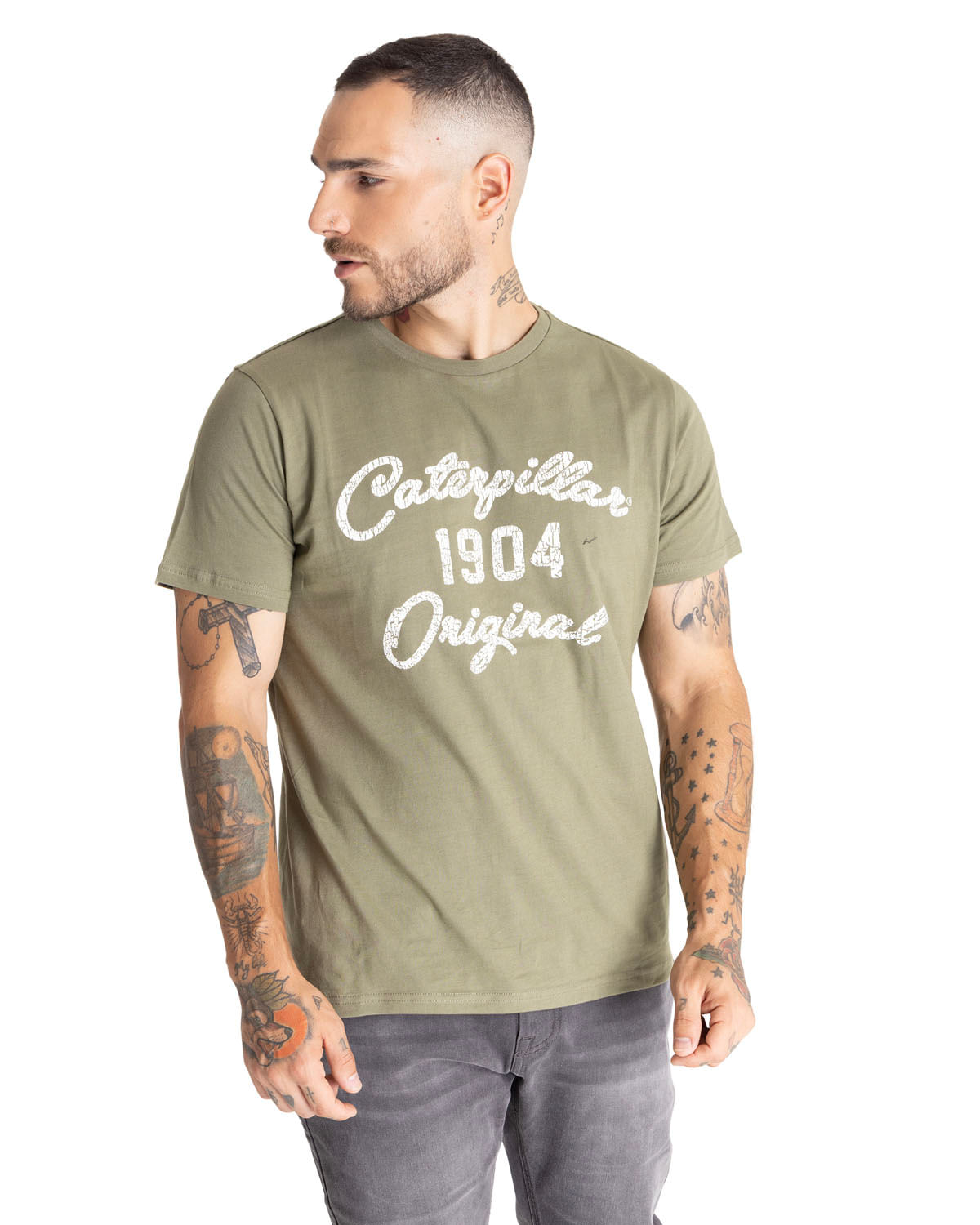 Polera Manga Corta Hombre Foundation Faded Rope Tee