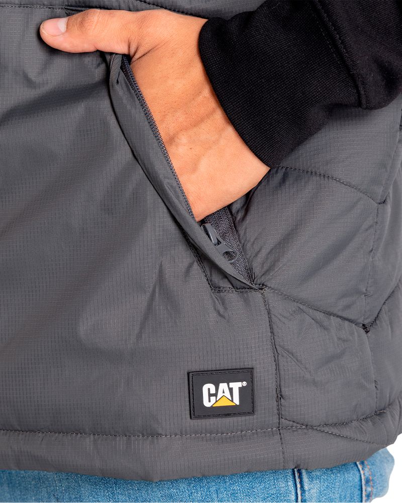 Chaqueta Sin Mangas Casual Hombre Mediumweight Insulated Triangle Quilted  Vest Negro Cat-Cat Chile - Cat