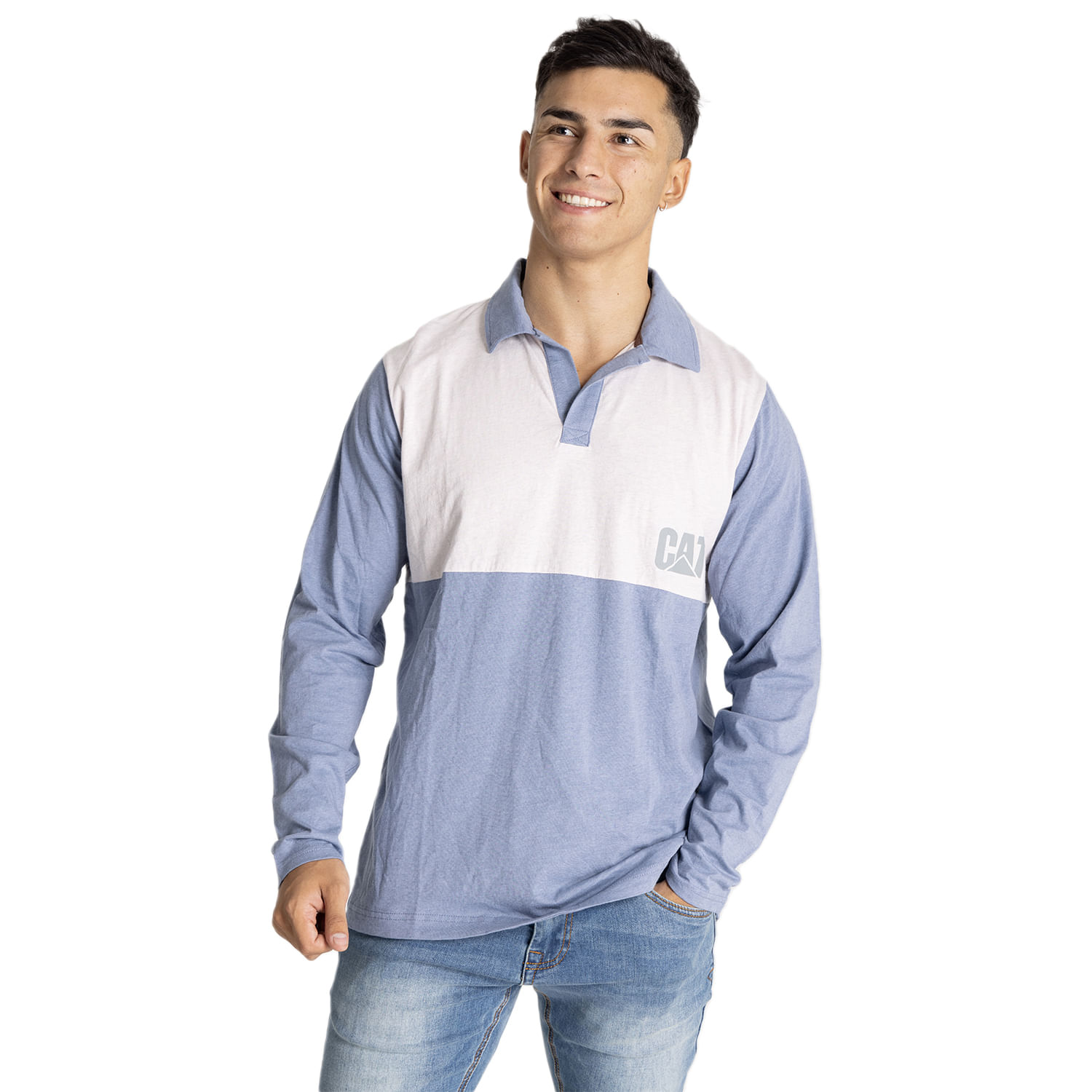 Polera Polo Manga Corta Hombre Natural Dye L/S