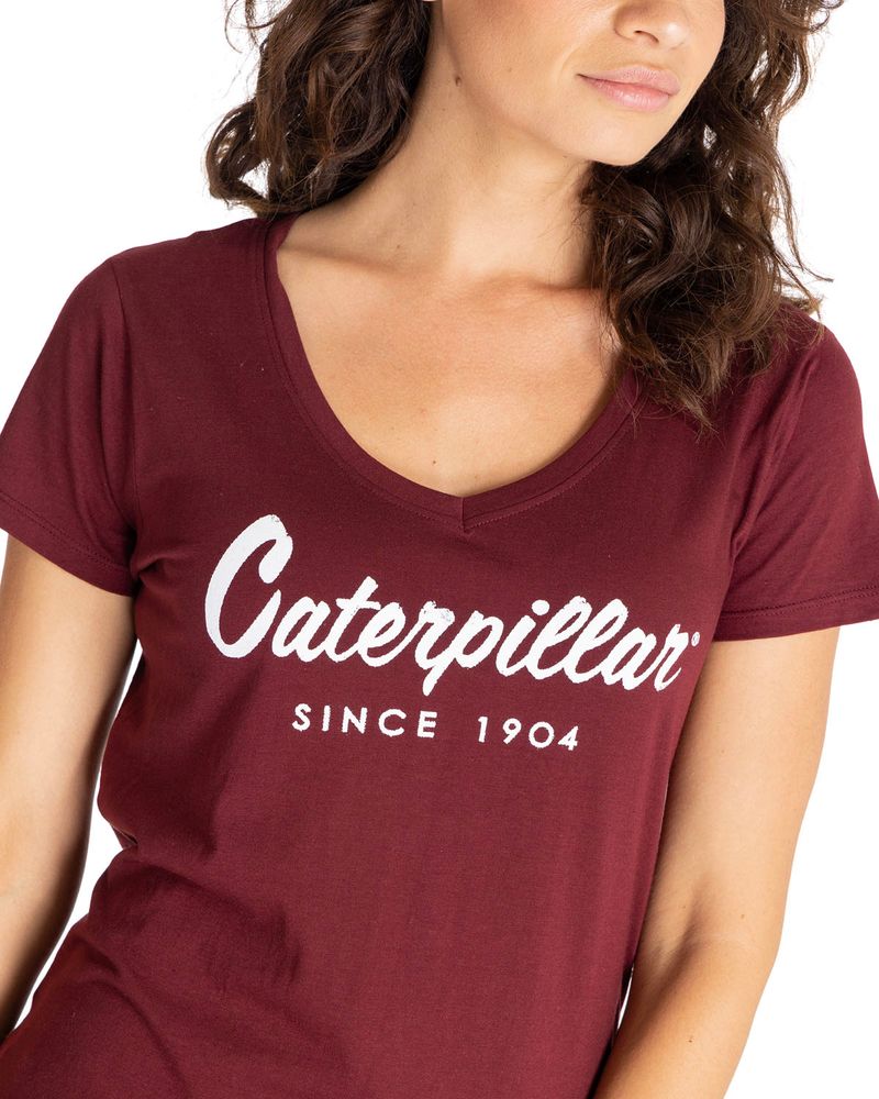 Polera-MC-Mujer-LOGO-SCRIP-V-NECK-TEE