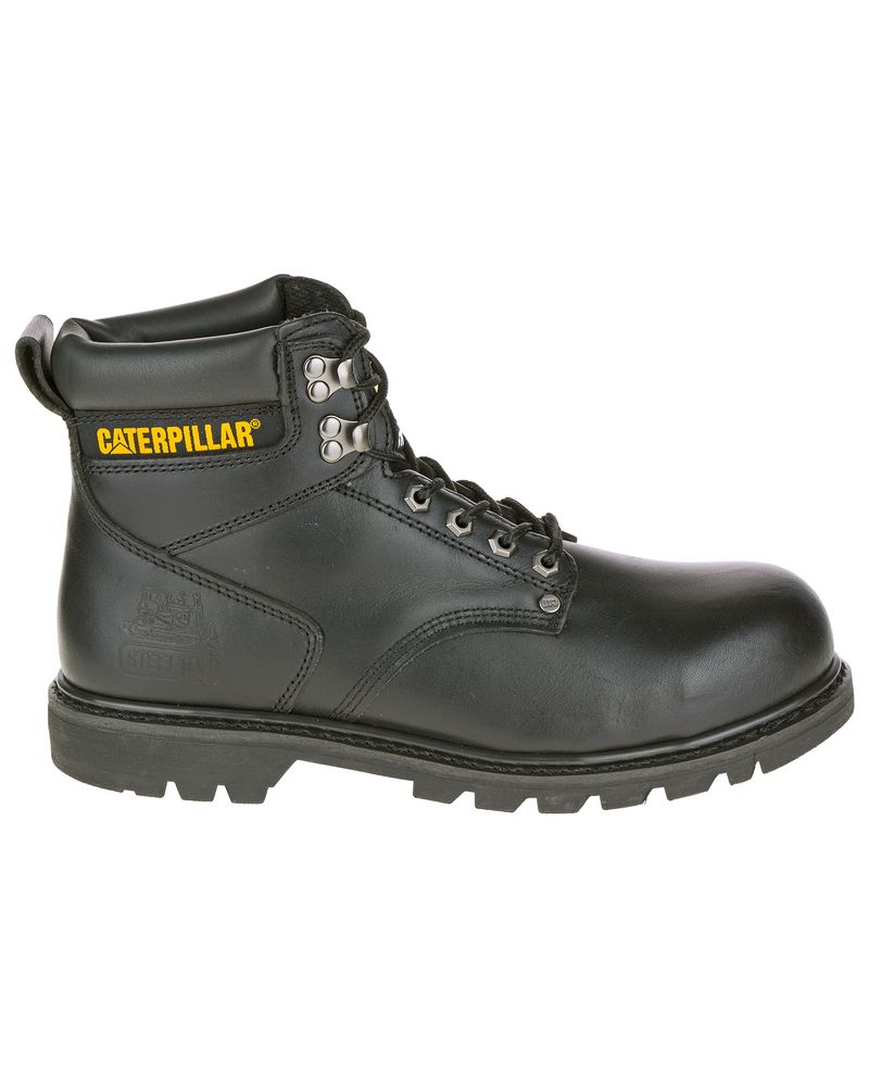 Botas caterpillar negras discount hombre