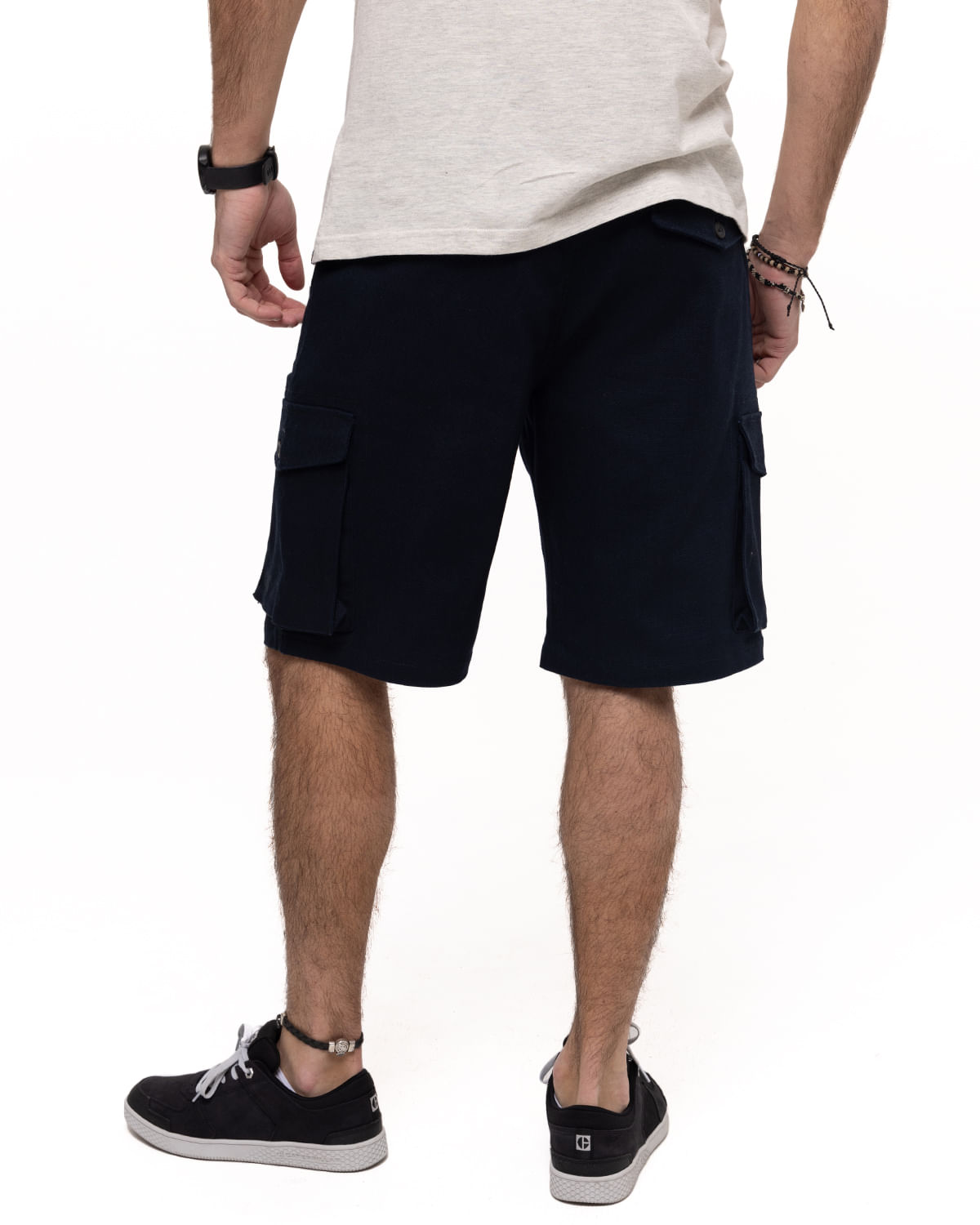 Short Casual Hombre UTILITY CANVAS CARGO SHORT AZUL CAT