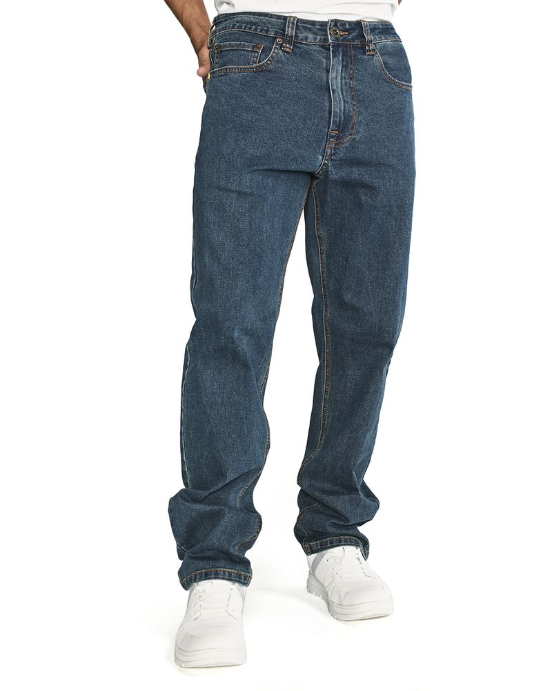 Jeans-Casual-Hombre-TRIBLEND-STRETCH-DENIM-STRAIGHT-AZUL-CAT