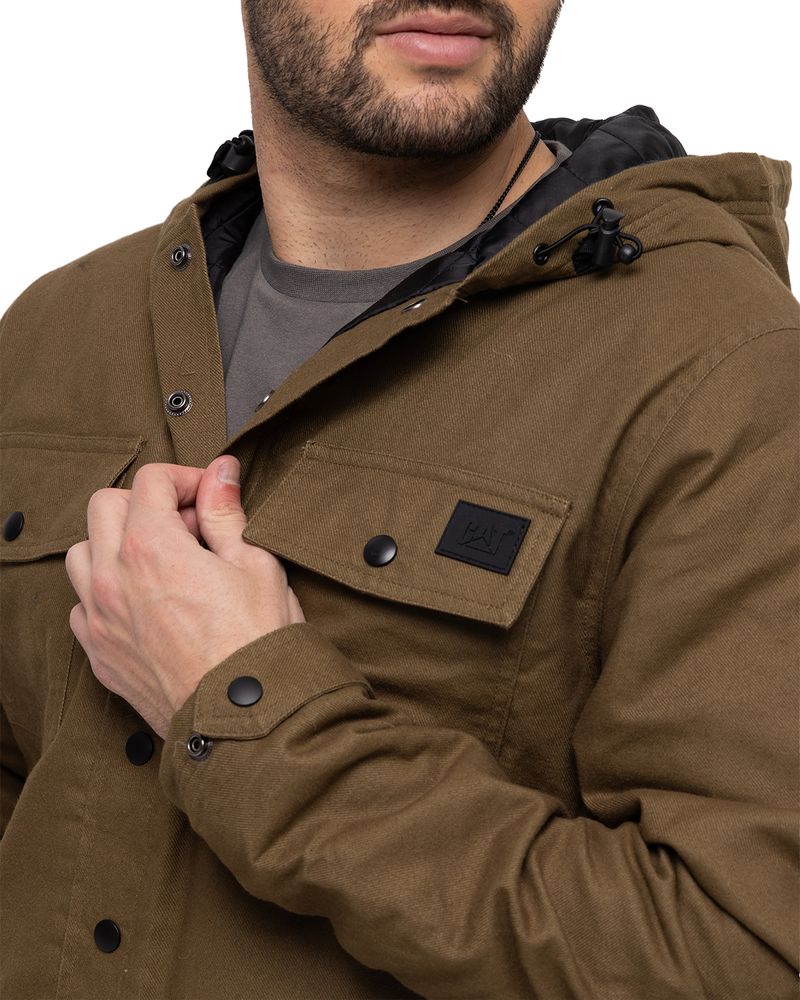 Chaqueta Casual Hombre Terrain Jacket Verde Cat-Cat Chile - Cat