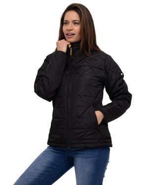 Chaqueta Casual Mujer W Mediumweight Insulated Triangle Quilted Jacket Negro Cat