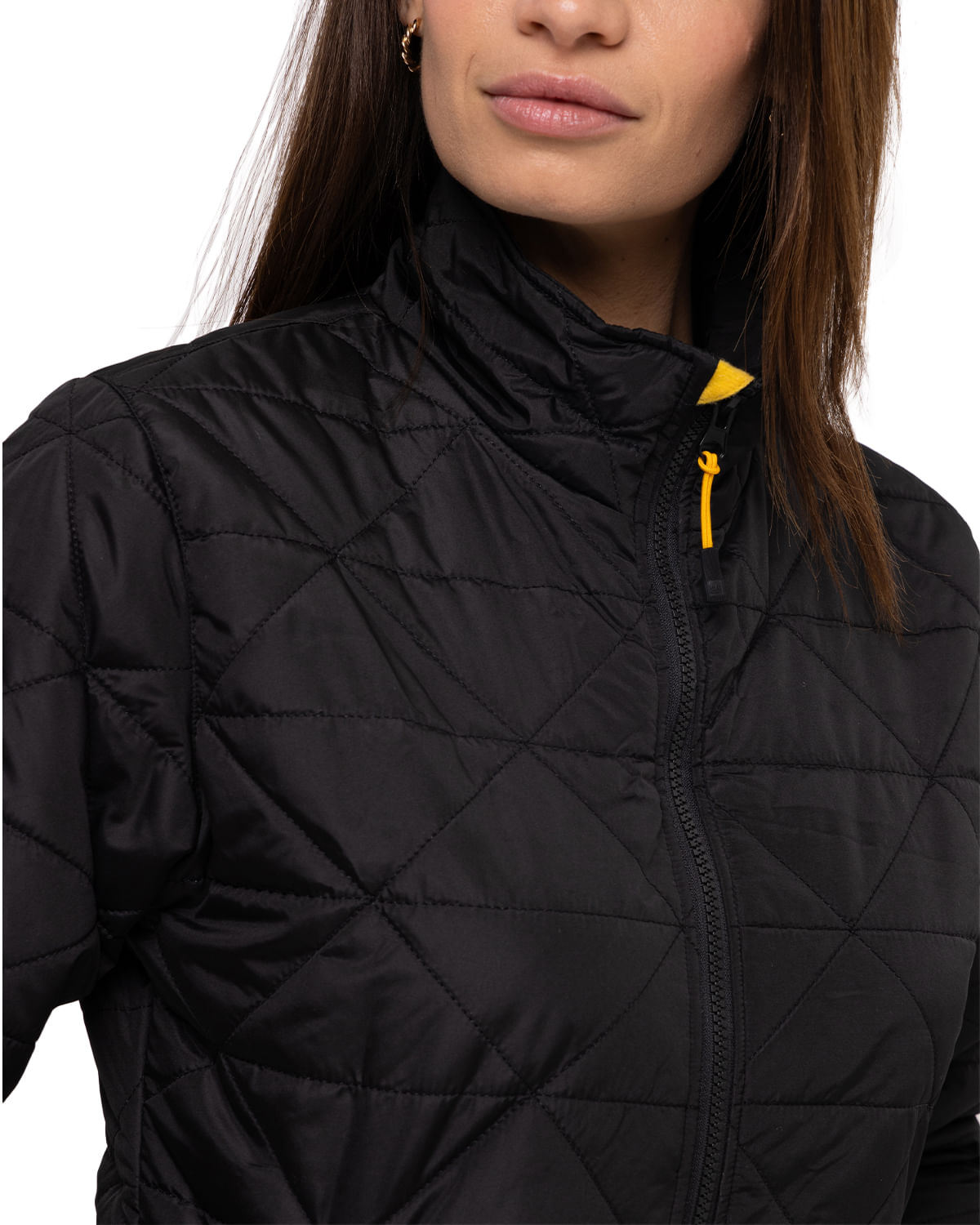 Chaqueta Casual Mujer W MEDIUMWEIGHT INSULATED TRIANGLE QUILTED JACKET NEGRO CAT