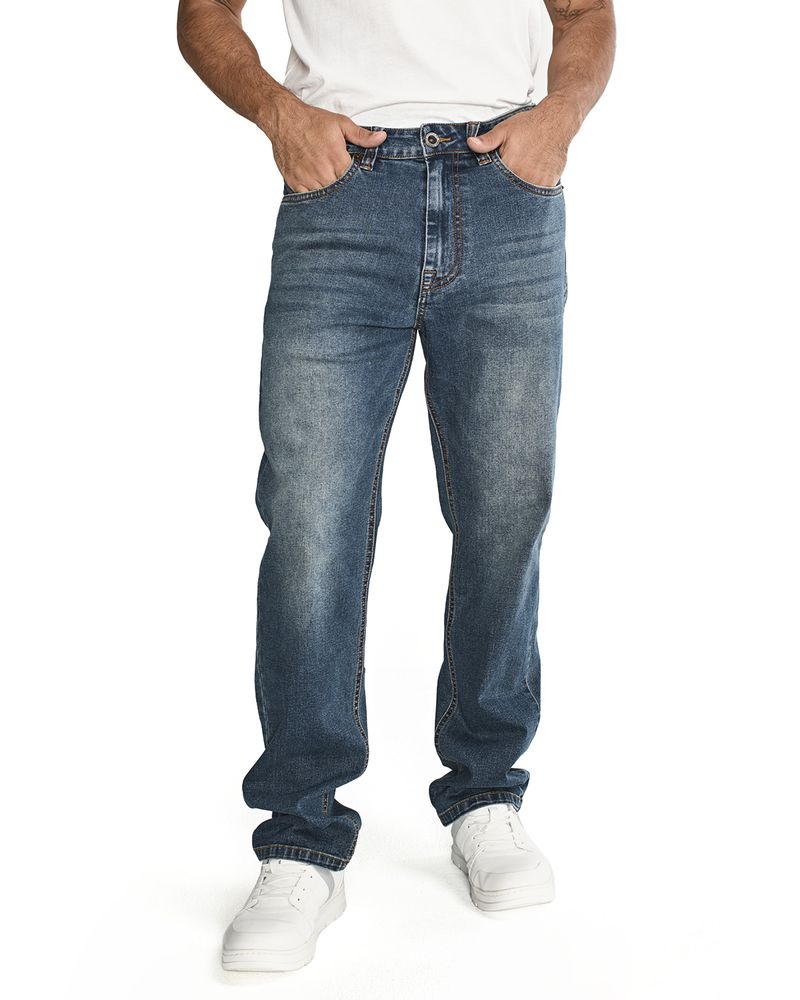 Jeans-Casual-Hombre-TRIBLEND-STRETCH-DENIM-STRAIGHT-AZUL-CAT