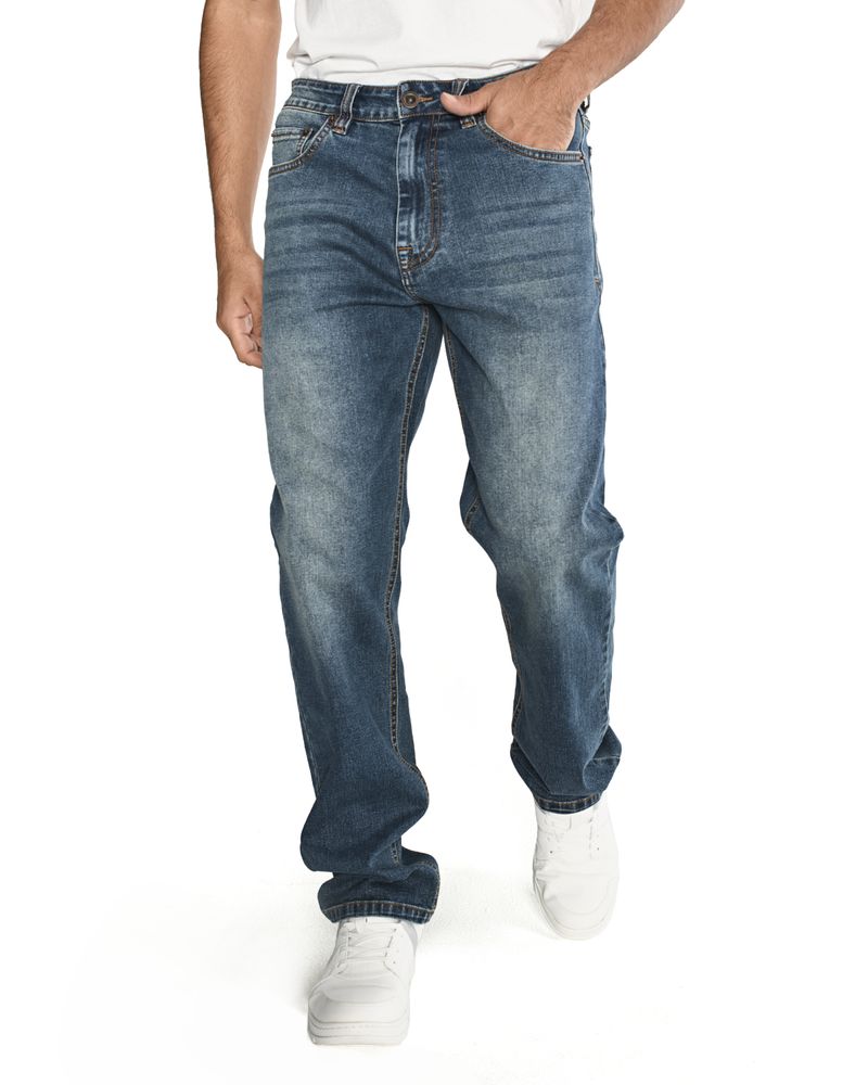 Jeans-Casual-Hombre-TRIBLEND-STRETCH-DENIM-STRAIGHT-AZUL-CAT