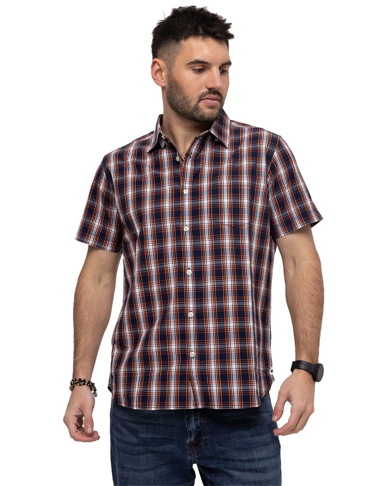 Camisa Manga Corta Casual Hombre Foundation Ss Shirt 0 Cat