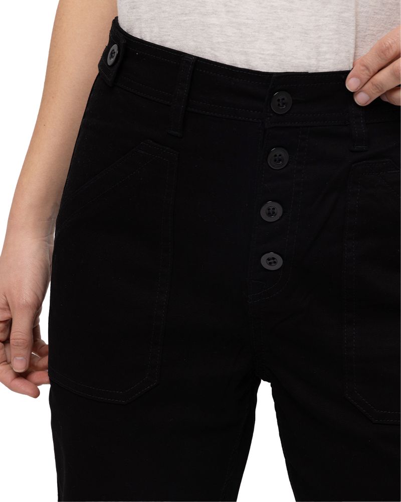 Pantalon Casual Mujer Operation Freeze Button Fly Slim Bottom Negro Cat-Cat  Chile - Cat