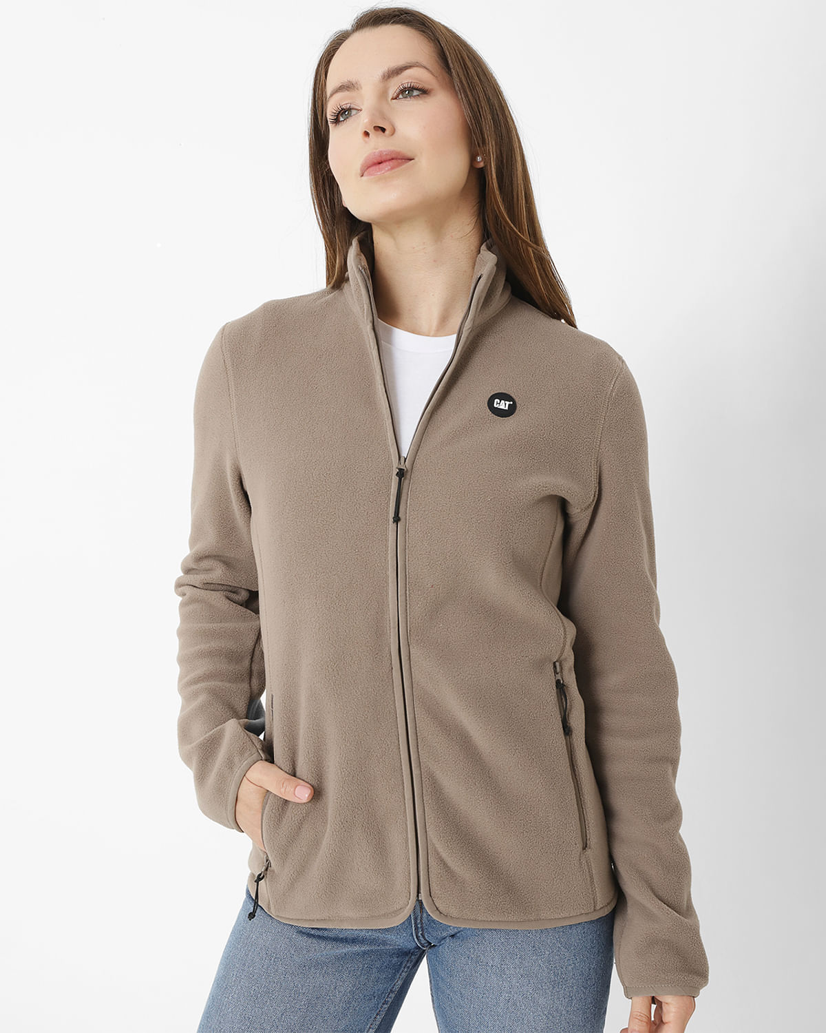 Polar Mujer Foundation Full Zip Polar Fleece Cat