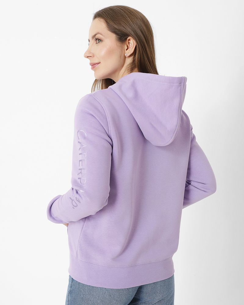 Poleron-Casual-Mujer-FLEECE-CATERPILLAR-FULL-ZIP-HOODIE-MORADO-CAT