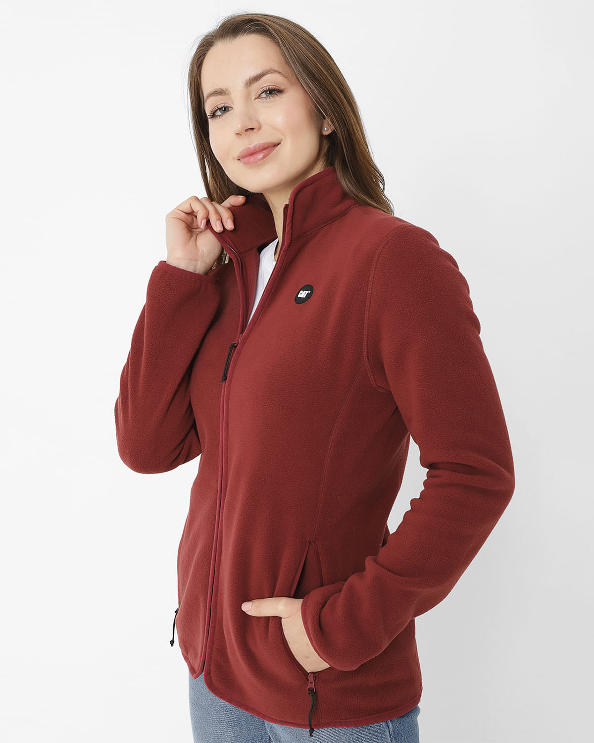 Polar Casual Mujer POLAR FLEECE FULL ZIP JACKET ROJO CAT