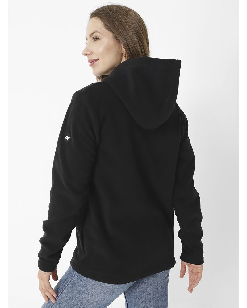 Polar-Casual-Mujer-W-FULL-ZIP-POLAR-FLEECE-NEGRO-CAT