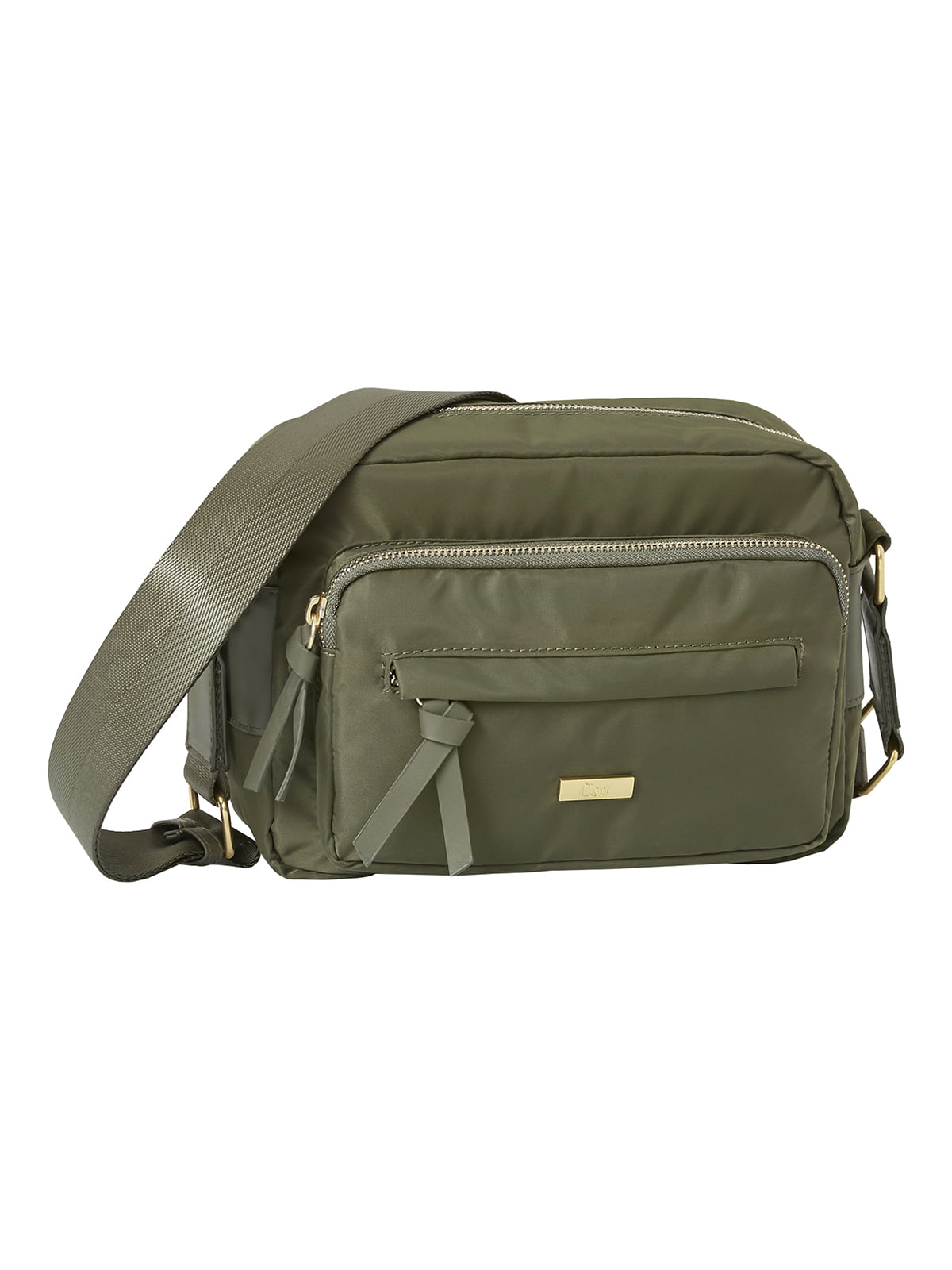 Cartera Casual Mujer Regular Crossbody Verde Cat