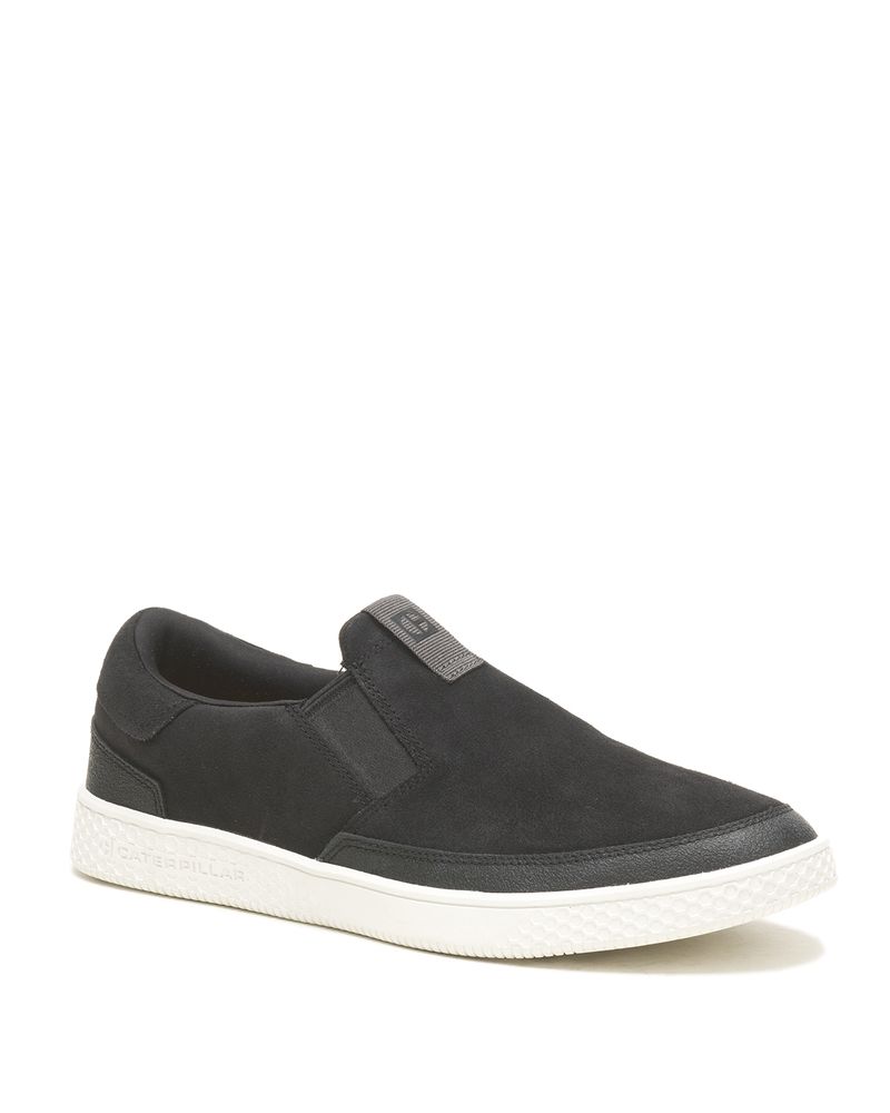 Slip-On--Gamuza-Hombre-Pause-Sport-Slip-On-Negro-Cat