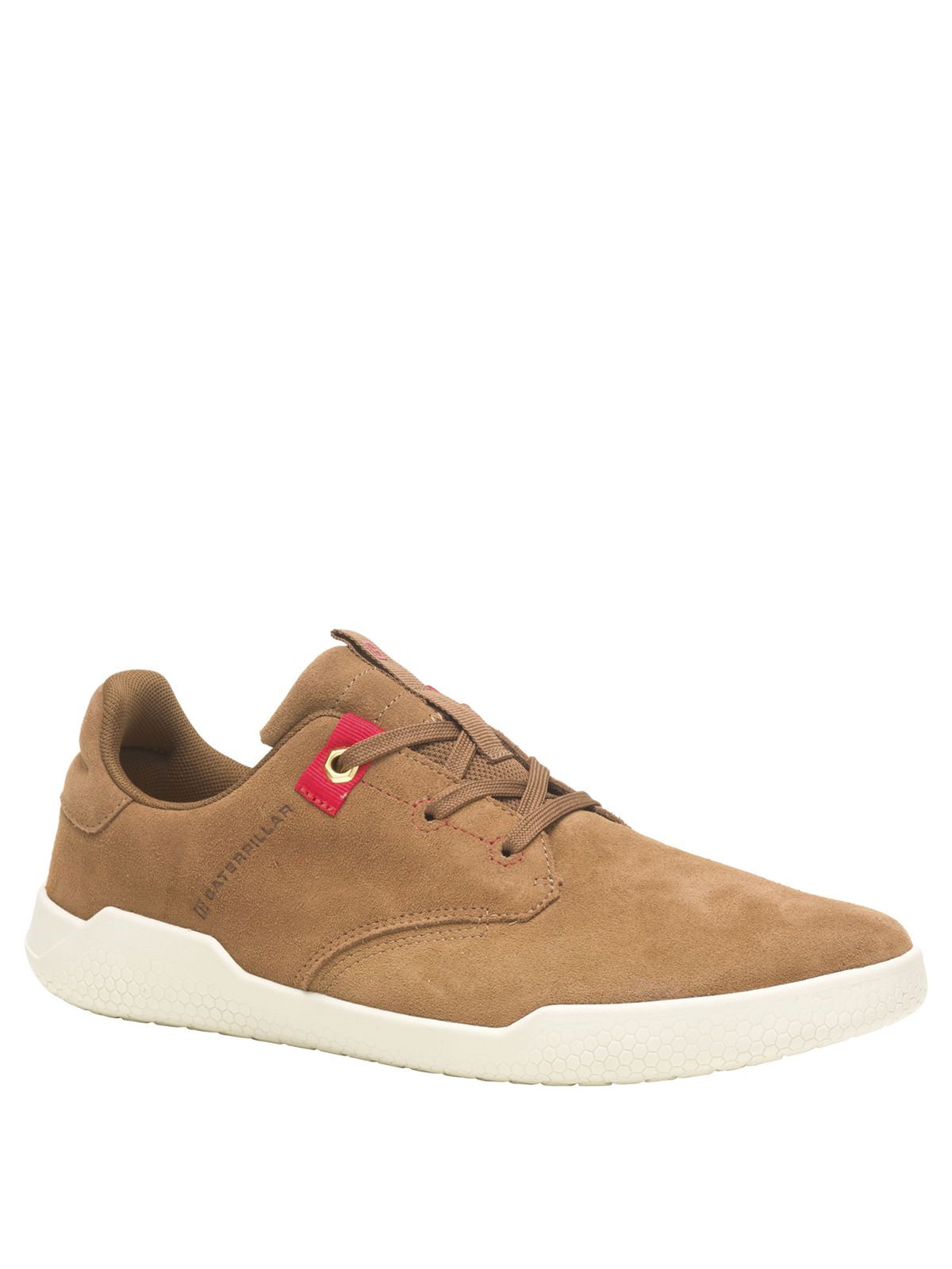 Zapatilla Gamuza Hombre Hex Stat Café Cat