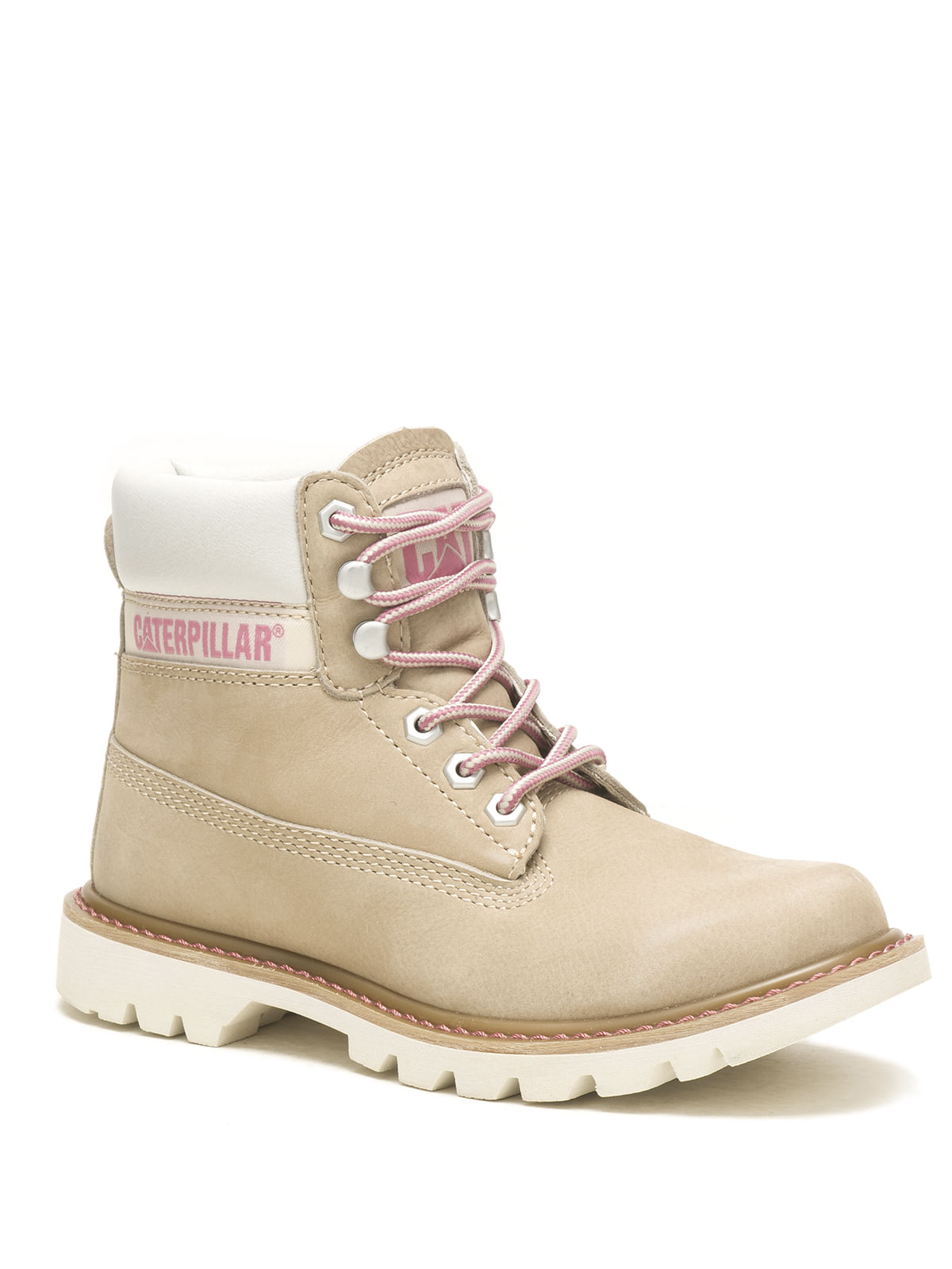 Botín Casual Mujer Colorado 2.0 Beige/Crudo Cat