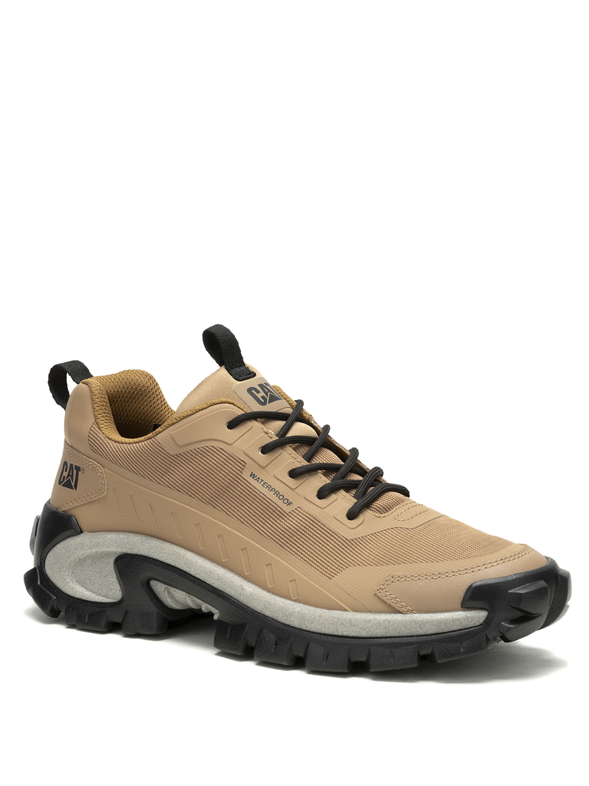 Zapatilla Casual Hombre Intruder Lightning Mesh Wp Beige/Crudo Cat