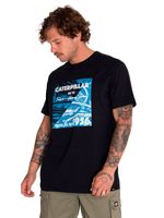 Polera-Manga-Corta-Casual-Hombre-Photo-Real-Graphic-Tee-4-Negro-Cat