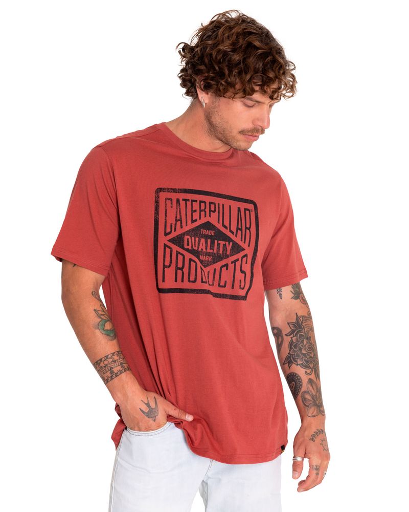 Polera-Manga-Corta-Casual-Hombre-Historic-Tradition-Graphic-Tee-4-Rojo-Cat