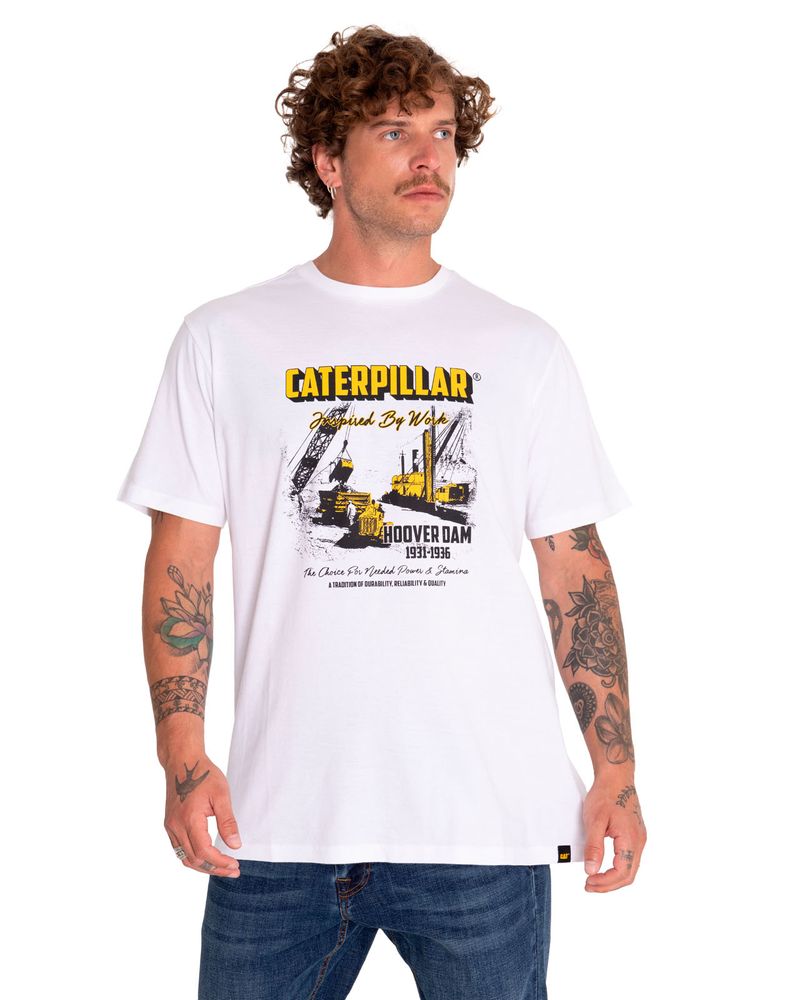 Polera-Manga-Corta-Casual-Hombre-Historic-Tradition-Graphic-Tee-6-Blanco-Cat