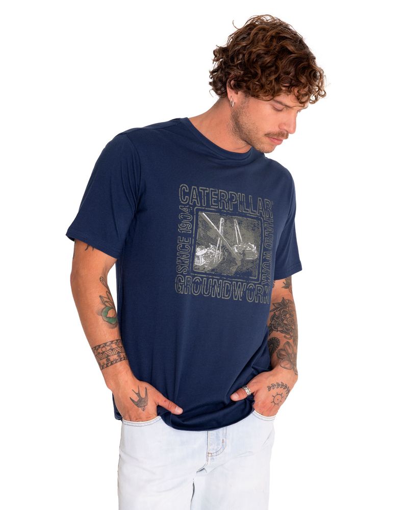 Polera-Manga-Corta-Casual-Hombre-Historic-Tradition-Graphic-Tee-2-Azul-Cat