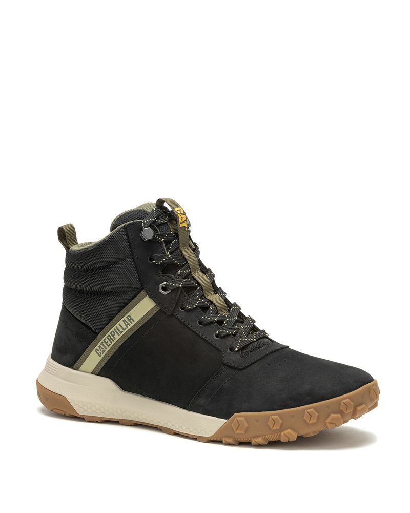 Zapatilla-Con-Caña-Casual-Hombre-Hex-Ready-Mid-Negro-Cat