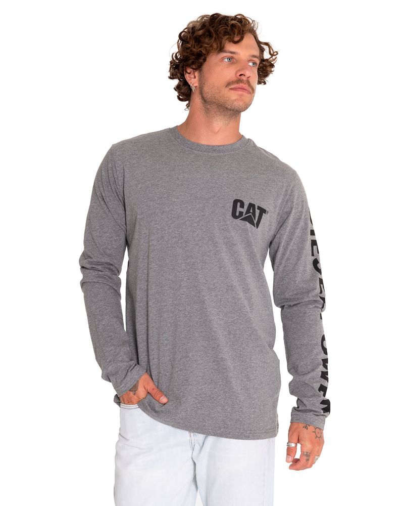 Polera-Manga-Larga-Casual-Hombre-Diesel-Power-L-S-Tee-Gris-Cat