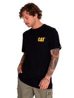 Polera-Manga-Corta-Casual-Hombre-Graphic-Tee-Negro-Cat