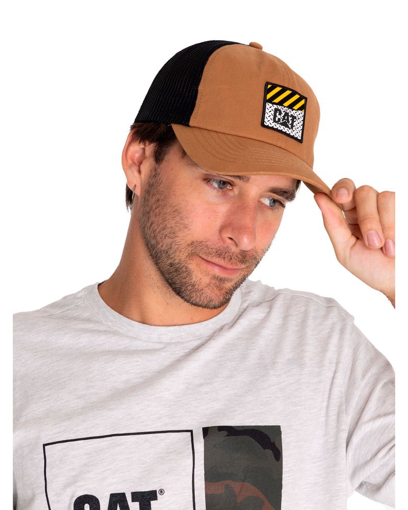 Jockey-Casual-Hombre-Cat-Diamond-Plate-Unstructured-Mesh-Back-Hat-Cafe-Cat