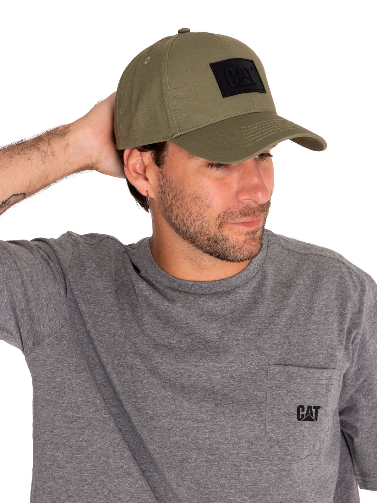 Jockey Casual Hombre Cat Patch Hat Verde Cat