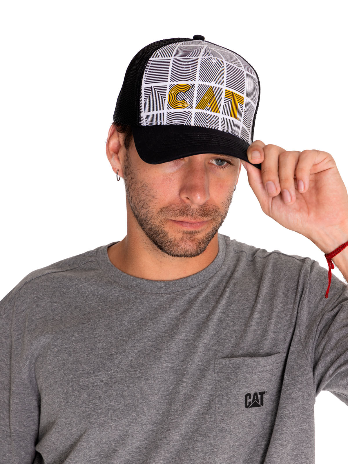 Jockey Casual Hombre Cat Printed Trucker Negro Cat