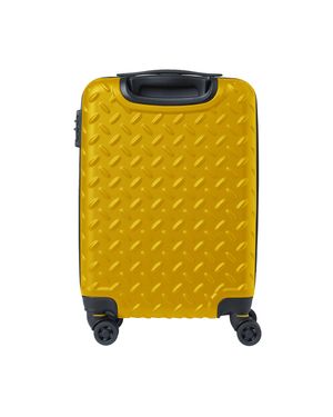 Maleta De Cabina 4 Ruedas Industrial Plate 20" Trolley Amarillo Cat