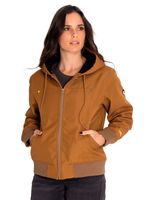 Chaqueta-Casual-Mujer-W-Bonded-Fleece-Lined-Jacket-Cafe-Cat