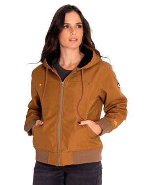 Chaqueta Casual Mujer W Bonded Fleece-Lined Jacket Café Cat