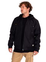 Chaqueta-Casual-Hombre-Bonded-Fleece-Lined-Work-Jacket-Negro-Cat