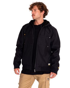 Chaqueta Casual Hombre Bonded Fleece-Lined Work Jacket Negro Cat