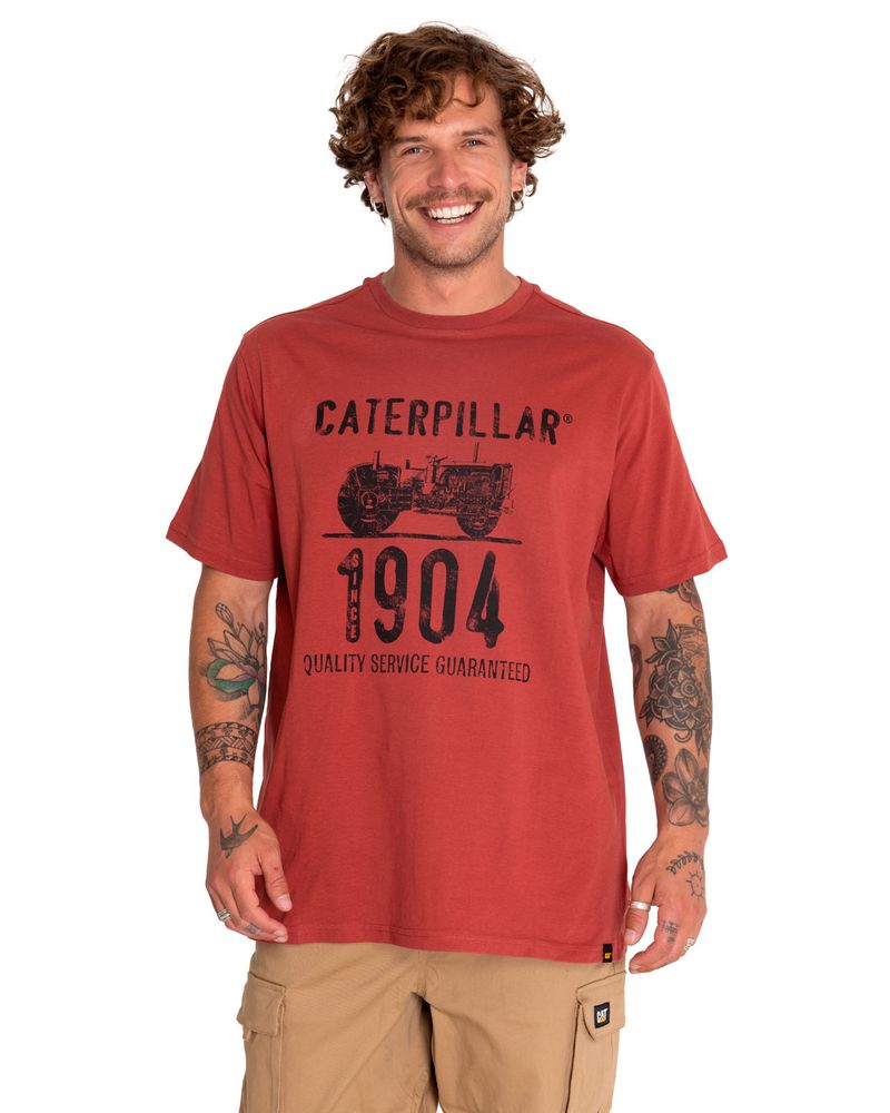 Polera-Manga-Corta-Casual-Hombre-Historic-Tradition-Graphic-Tee-8-Rojo-Cat