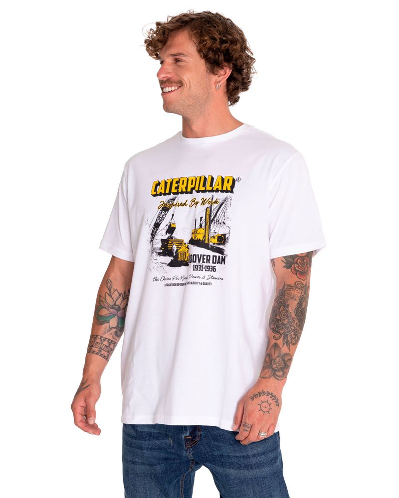 Polera-Manga-Corta-Casual-Hombre-Historic-Tradition-Graphic-Tee-6-Blanco-Cat