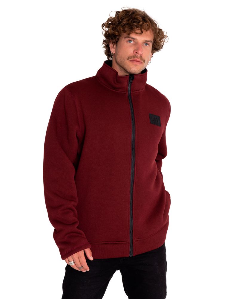 Polar-Casual-Hombre-Foundation-Century-Fz-Fleece-Rojo-Cat